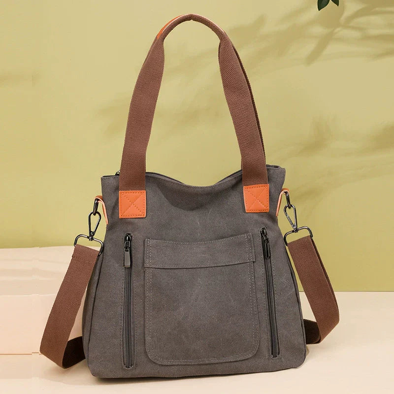 Casual Canvas Shoulder Bag