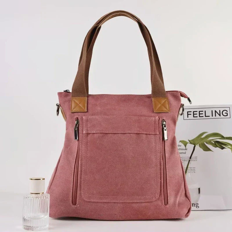 Casual Canvas Shoulder Bag